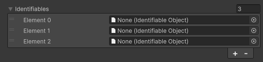 Identifiable Collection Editor
